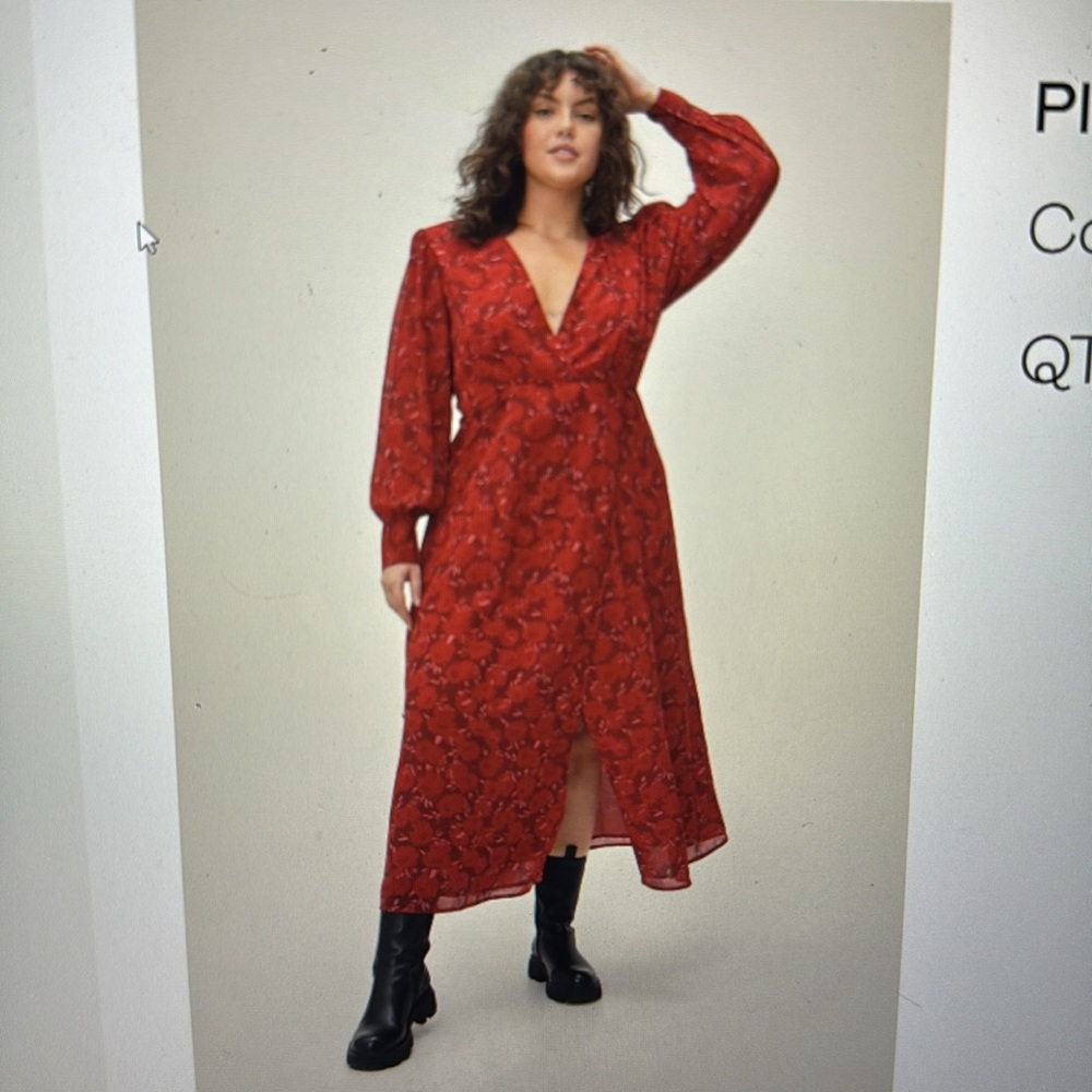 Nasty Gal | Floral Chiffon Maxi Dress